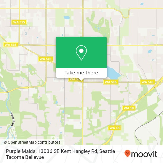 Mapa de Purple Maids, 13036 SE Kent Kangley Rd