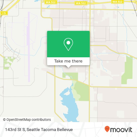 143rd St S, Tacoma, WA 98444 map