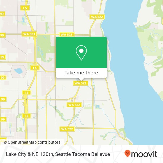 Lake City & NE 120th, Seattle, WA 98125 map