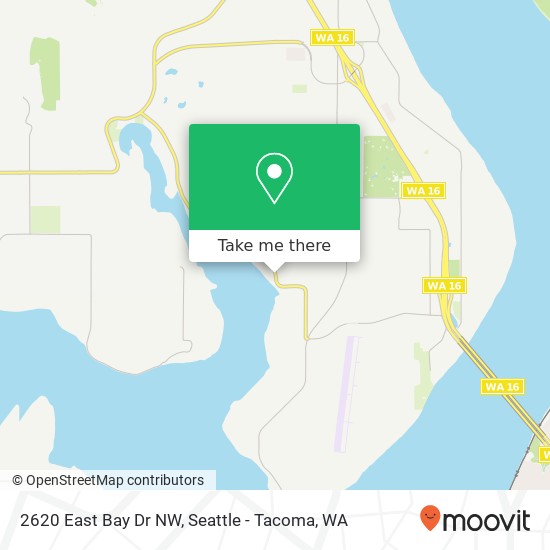 2620 East Bay Dr NW, Gig Harbor, WA 98335 map