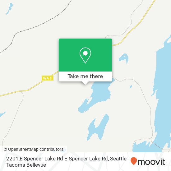 Mapa de 2201,E Spencer Lake Rd E Spencer Lake Rd, Shelton, WA 98584