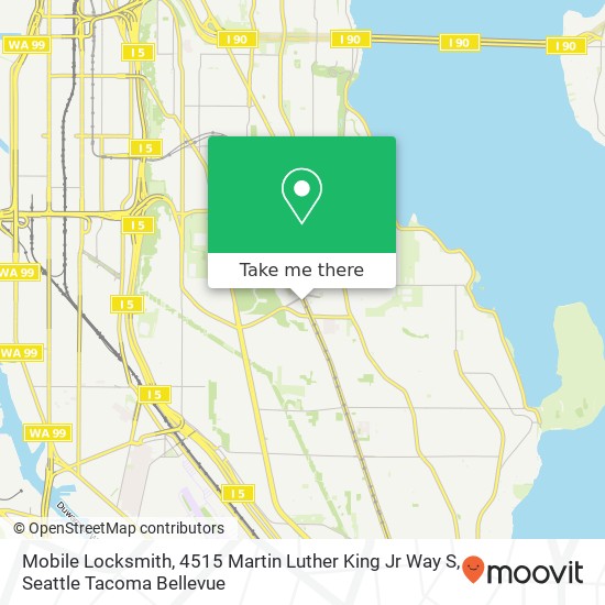 Mapa de Mobile Locksmith, 4515 Martin Luther King Jr Way S