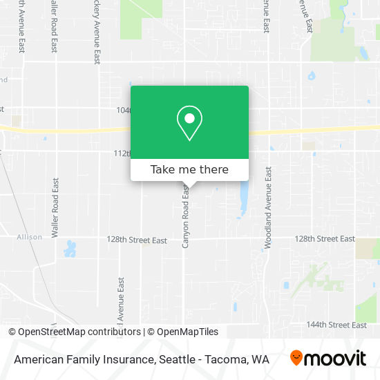 Mapa de American Family Insurance