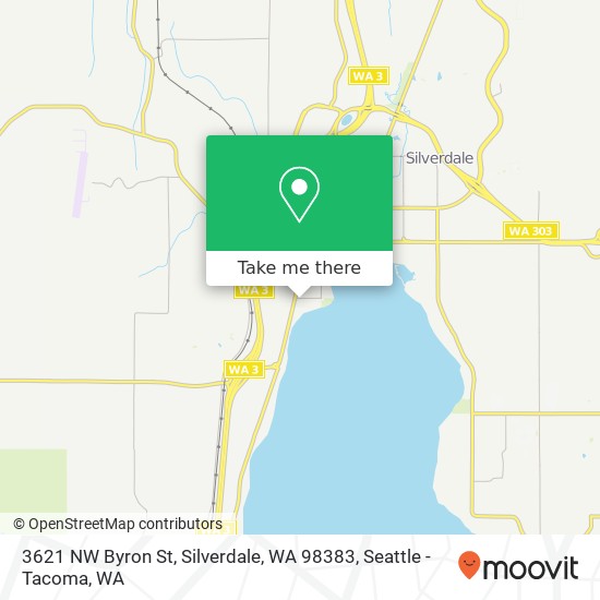 3621 NW Byron St, Silverdale, WA 98383 map