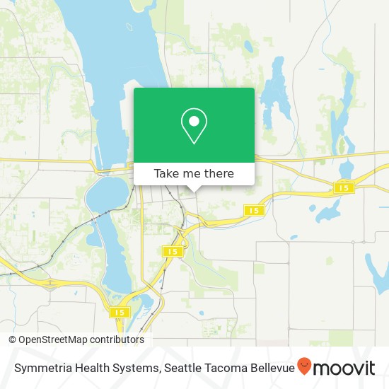 Symmetria Health Systems map