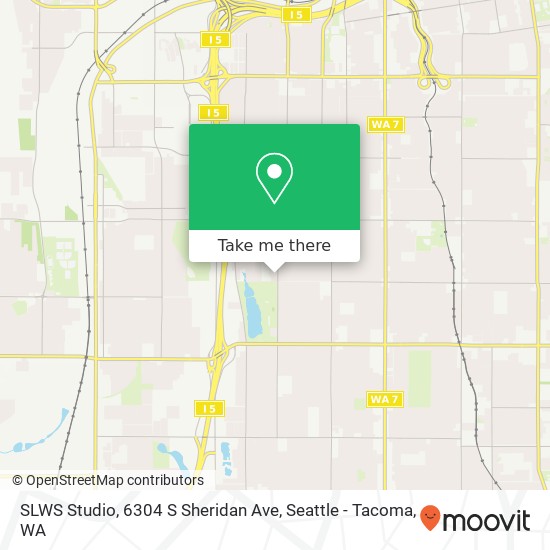 Mapa de SLWS Studio, 6304 S Sheridan Ave