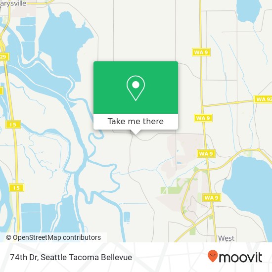 Mapa de 74th Dr, Marysville, WA 98270