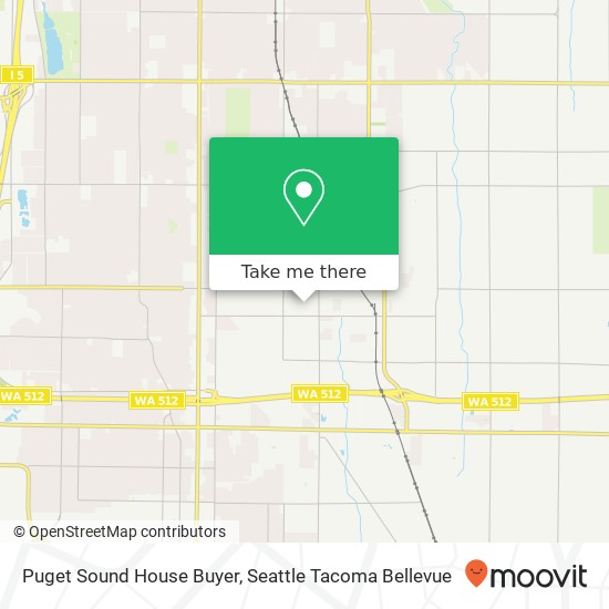 Mapa de Puget Sound House Buyer, 9712 10th Ave E