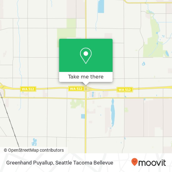 Mapa de Greenhand Puyallup