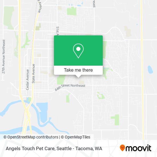 Angels Touch Pet Care map