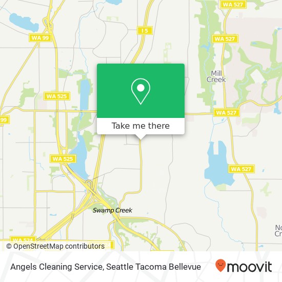 Mapa de Angels Cleaning Service, 171st Pl SW