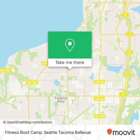 Mapa de Fitness Boot Camp, 2nd Ave S