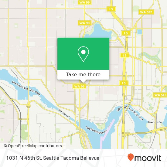 1031 N 46th St, Seattle, WA 98103 map