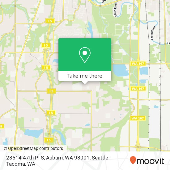 28514 47th Pl S, Auburn, WA 98001 map