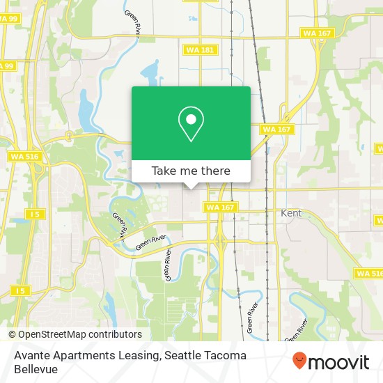 Avante Apartments Leasing, 1431 W James Pl map