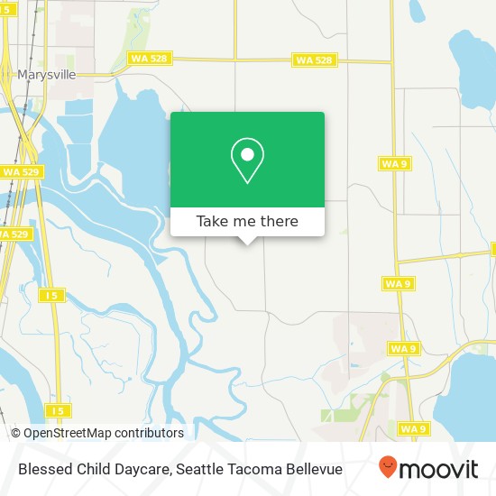 Mapa de Blessed Child Daycare, 3703 68th Dr NE