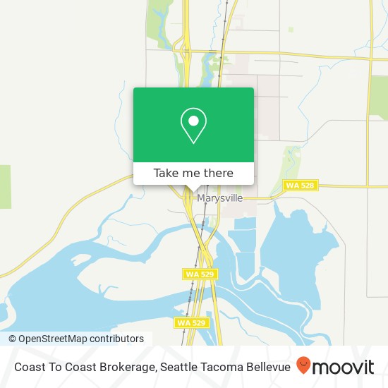 Mapa de Coast To Coast Brokerage, 1110 5th St