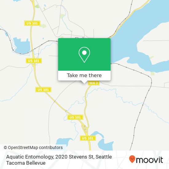 Mapa de Aquatic Entomology, 2020 Stevens St