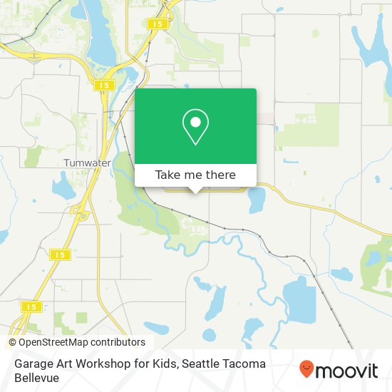 Mapa de Garage Art Workshop for Kids, 1134 Palomino Ct SE