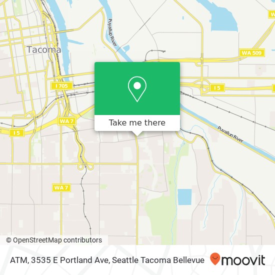 Mapa de ATM, 3535 E Portland Ave