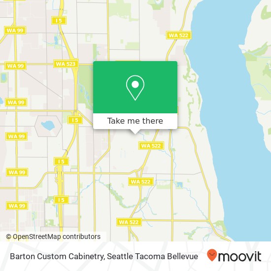 Barton Custom Cabinetry, NE 123rd St map