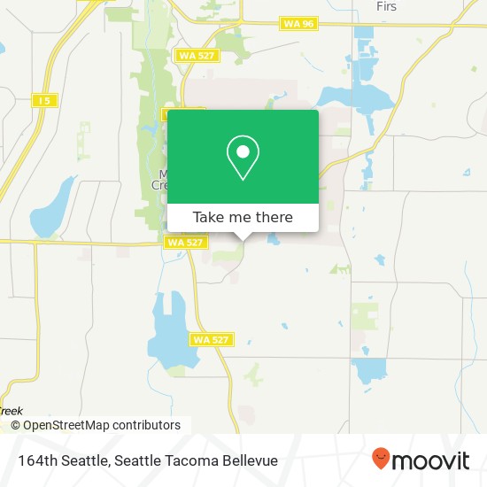 164th Seattle, Mill Creek, WA 98012 map