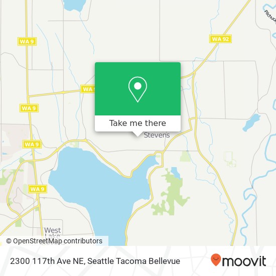 Mapa de 2300 117th Ave NE, Lake Stevens, WA 98258