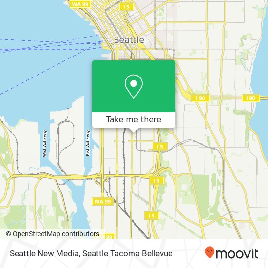 Seattle New Media, 4th Ave S map