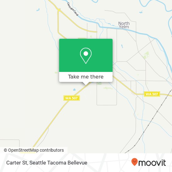 Mapa de Carter St, Yelm, WA 98597