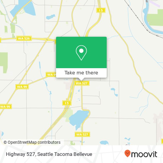 Mapa de Highway 527, Everett, WA 98208