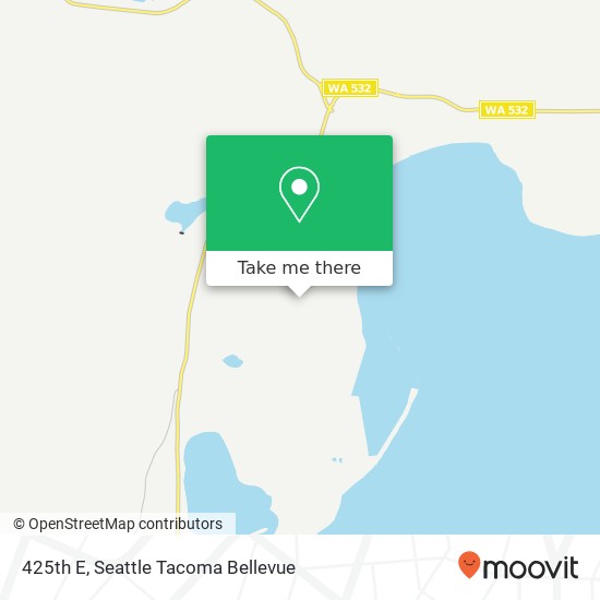 Mapa de 425th E, Camano Island, WA 98282