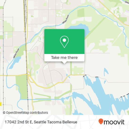 Mapa de 17042 2nd St E, Bonney Lake, WA 98391