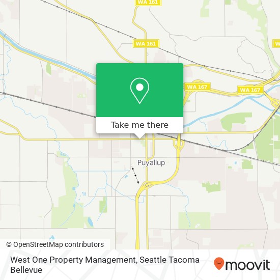 Mapa de West One Property Management, W Pioneer Ave