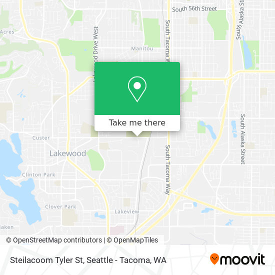 Steilacoom Tyler St map