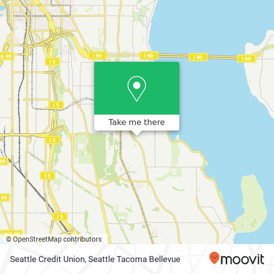Mapa de Seattle Credit Union, 3621 33rd Ave S