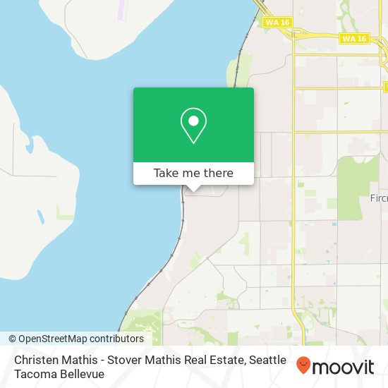 Mapa de Christen Mathis - Stover Mathis Real Estate, 3019 Soundview Dr W