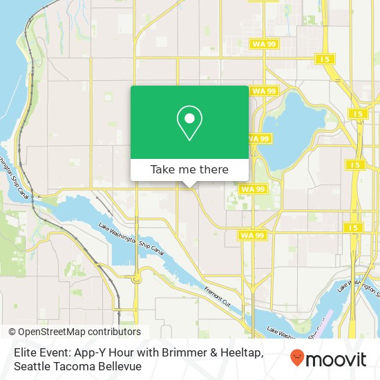 Mapa de Elite Event: App-Y Hour with Brimmer & Heeltap