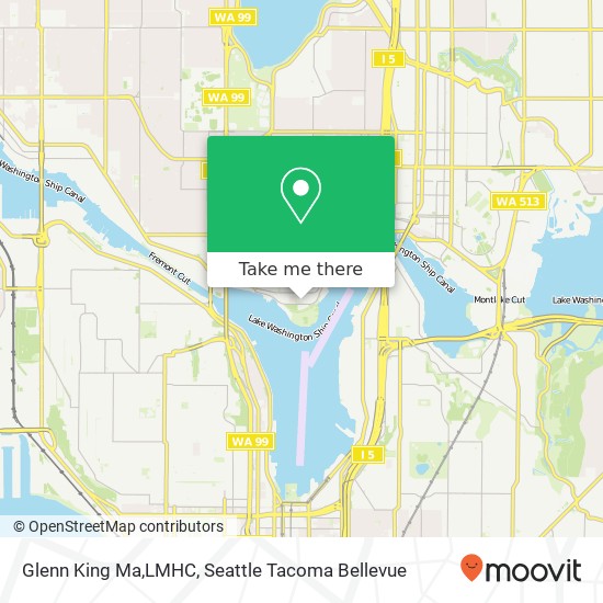 Mapa de Glenn King Ma,LMHC, 3301 Burke Ave N