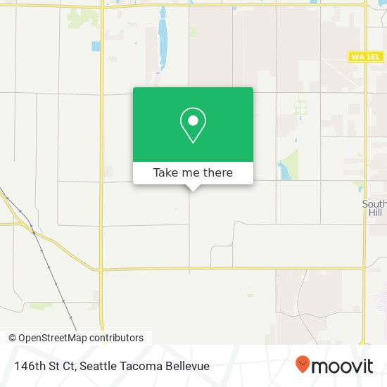 146th St Ct, Puyallup, WA 98375 map