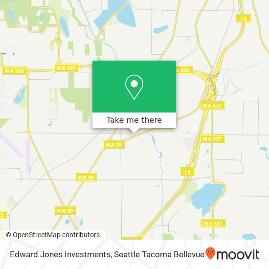 Edward Jones Investments, 15 SW Everett Mall Way map