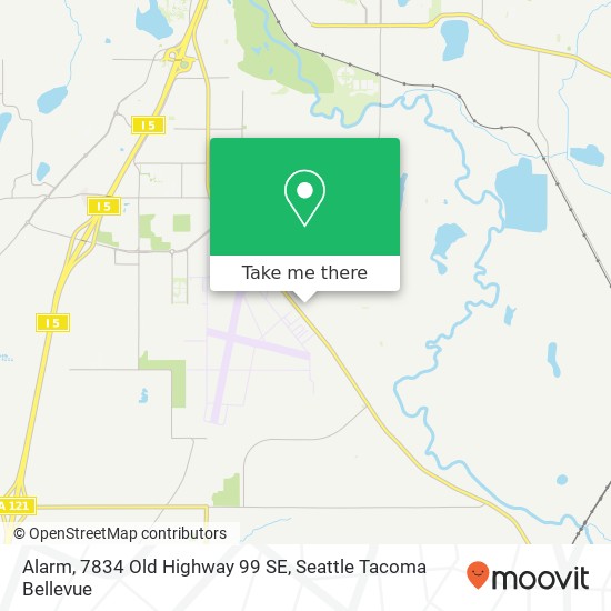 Alarm, 7834 Old Highway 99 SE map