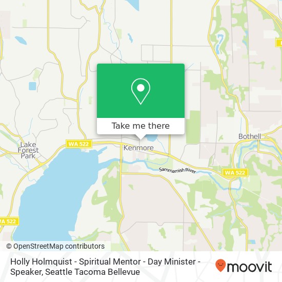 Mapa de Holly Holmquist - Spiritual Mentor - Day Minister - Speaker, 73rd Ave NE