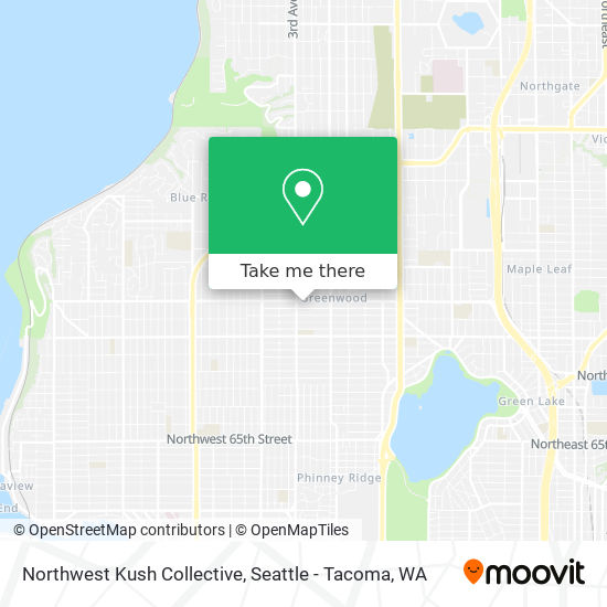 Northwest Kush Collective map