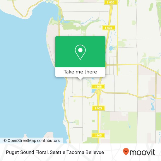 Puget Sound Floral, 3rd Ave S map