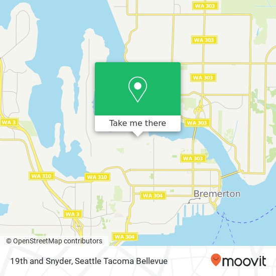 19th and Snyder, Bremerton, WA 98312 map