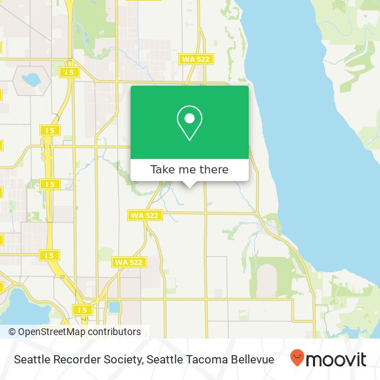 Seattle Recorder Society map