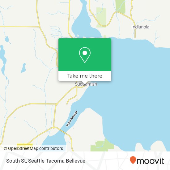 Mapa de South St, Suquamish, WA 98392