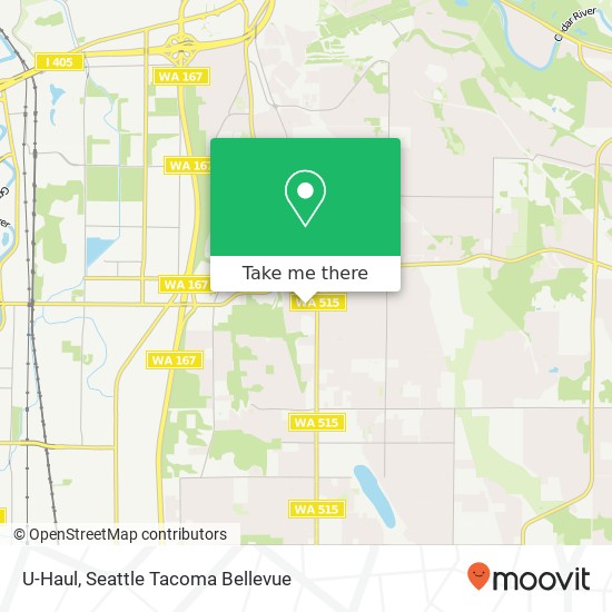 Mapa de U-Haul, 10640 SE 180th Pl