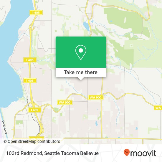 Mapa de 103rd Redmond, Renton, WA 98056