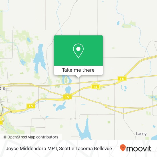 Mapa de Joyce Middendorp MPT, 165 Lilly Rd NE